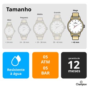 Relogio Feminino Champion CN26288R