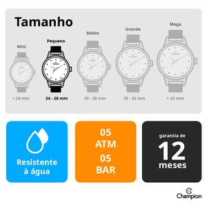 Relogio Feminino Champion CH38155D