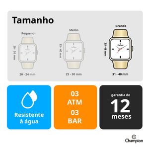 Relogio Feminino Champion CH40080A