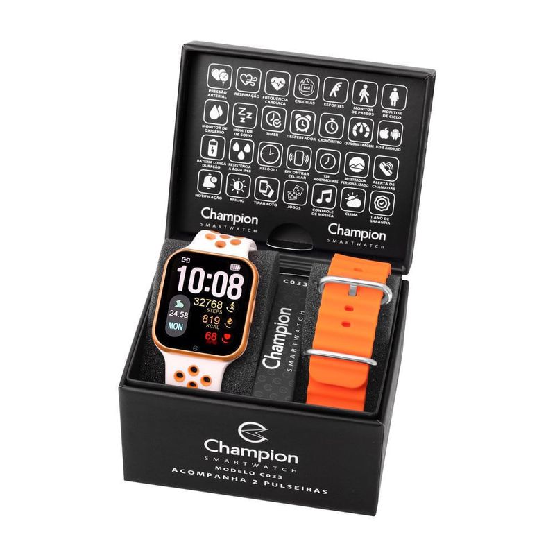 Relogio Champion Smartwatch CH50033M