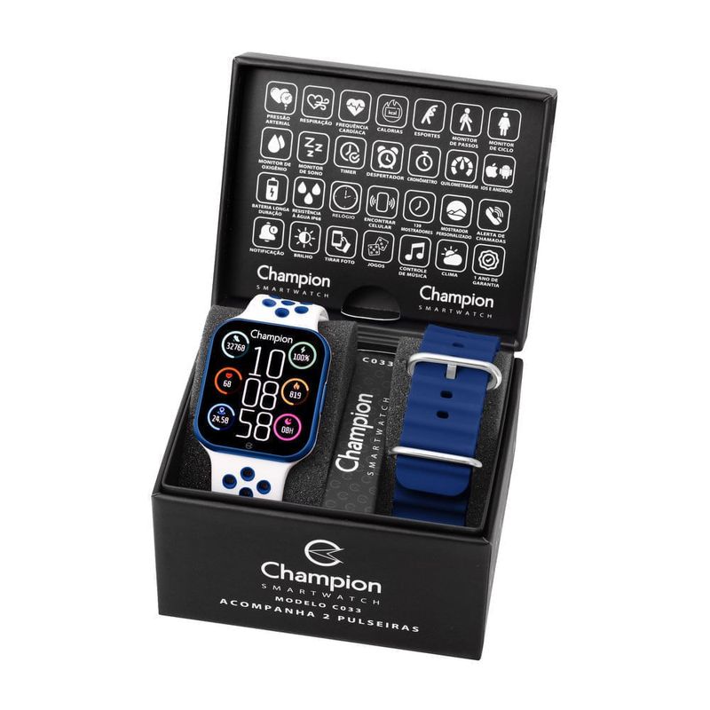 Relogio Champion Smartwatch CH50033A